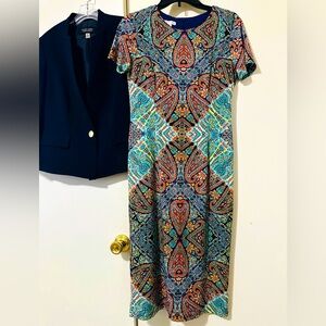 Floral Spring/Summer midi dress